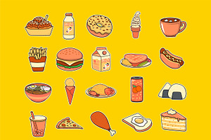 Delicious Foodie - Vector