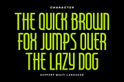 Seattle Highland - Condensed Font, a Sans Serif Font by Letterhend Studio (Thumbnail 5 of 10)