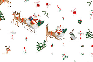 Santa Claus Kids Pattern