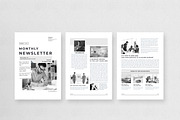 Newsletter | MS Word & Indesign, a Brochure Template by obayes (Thumbnail 2 of 10)