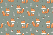 Winter fox, a Pattern Graphic by Olena Kuznietsova (Thumbnail 8 of 10)