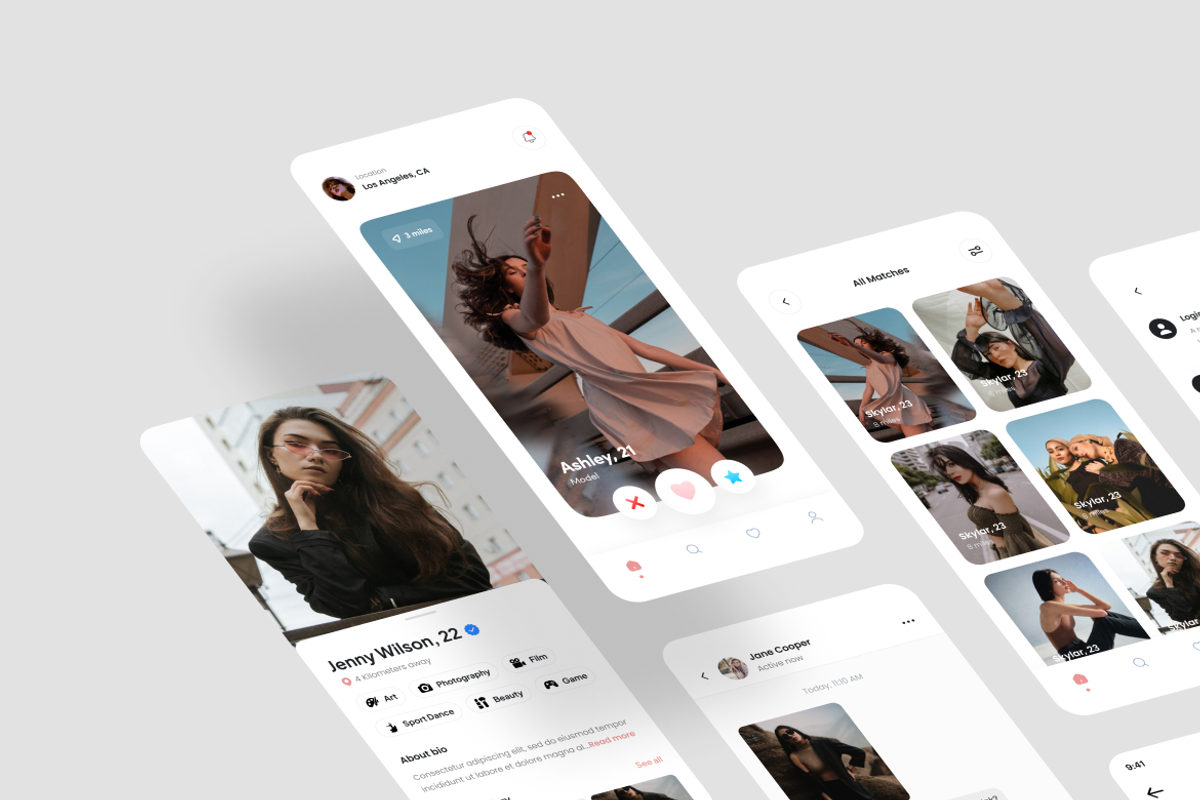 Happy - Dating App UI Kit, an UI Kit Template by iDoodle Studio (Photo 2 of 4)