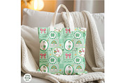 Lucky Goose Seamless Pattern, a Seasonal Illustration by TitaLivingArt (Thumbnail 8 of 13)