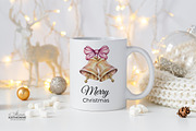 Watercolor Romantic Christmas, a Seasonal Illustration by katmonne (Thumbnail 11 of 16)