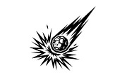 Fire Meteor Comet Silhouette Bundle, an Illustration by Designs_River (Thumbnail 28 of 51)