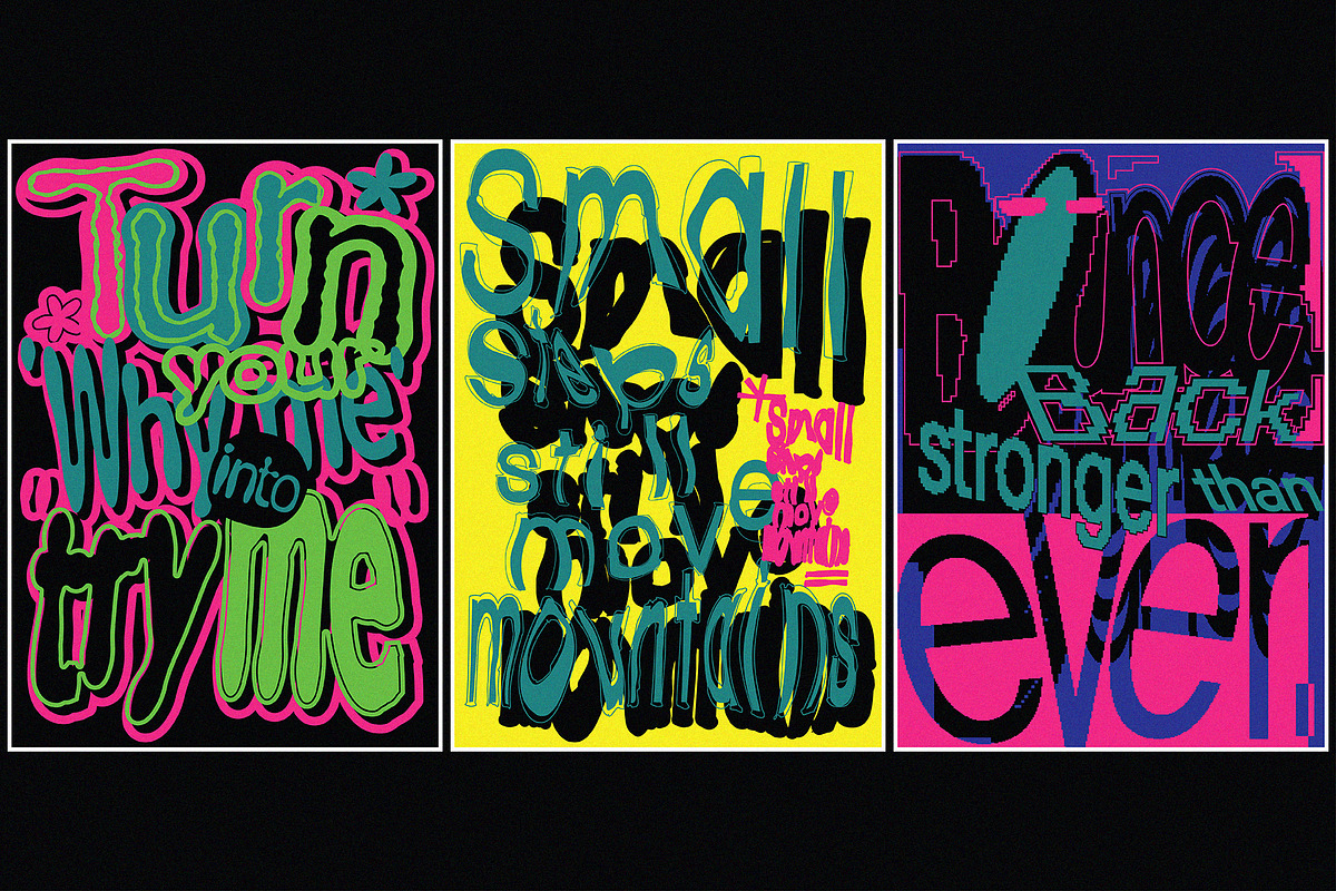 Motivational Poster Set-10 Designs#3, a Graphic by 159room.studio (Photo 6 of 6)