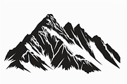 Mountain Tree Silhouette Bundle, an Object Graphic by balal (Thumbnail 4 of 11)