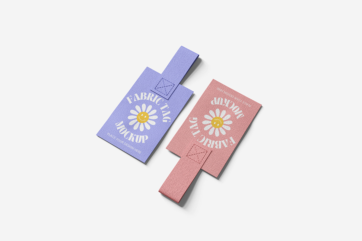 Fabric Tag Mockup, a Product Mockup by Indah (Photo 4 of 6)