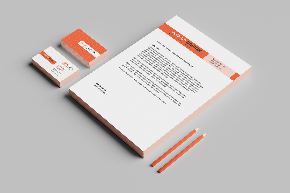 Stationary Mockups, a Mockup by alimran24 (Photo 11 of 11)