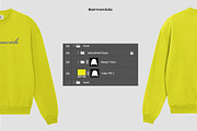Sweatshirt crewneck mockup, an Apparel Mockup by Barmecide Mockup Studio (Thumbnail 3 of 3)