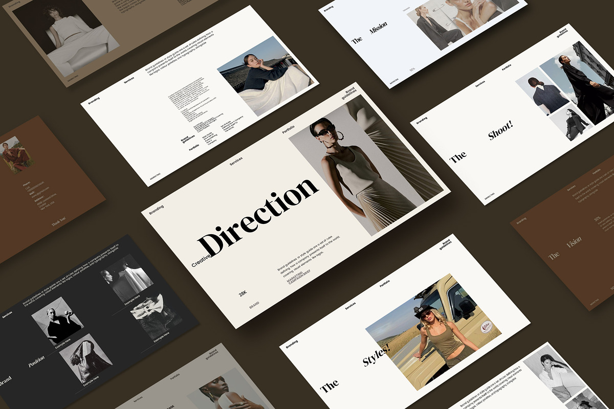 Creative Direction Template, a Presentation Template by Studio Industry (Photo 2 of 10)