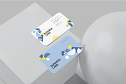 Business Card Mockup Round Corners, an Advertising Mockup by megostudi0 (Thumbnail 4 of 5)