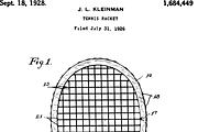 Tennis Racket Patent, an Illustration by Nordic Designs (Thumbnail 3 of 3)