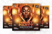 Friday Night Party Flyer Design, a Flyer Template by Shajib Shikder (Thumbnail 2 of 2)