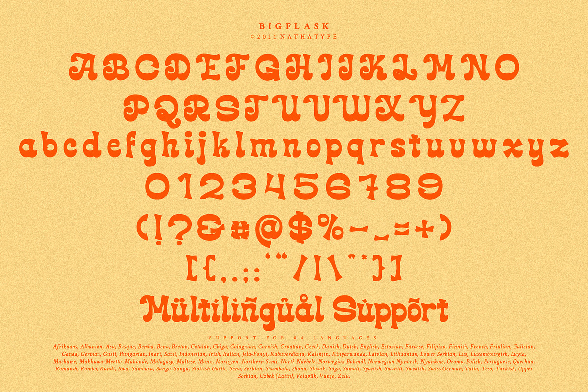 Big Flask, a Script Font by Vintage Division (Photo 7 of 10)