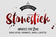 Stonestick Imperfect Script, a Script Font by JROH Creative (Thumbnail 1 of 9)