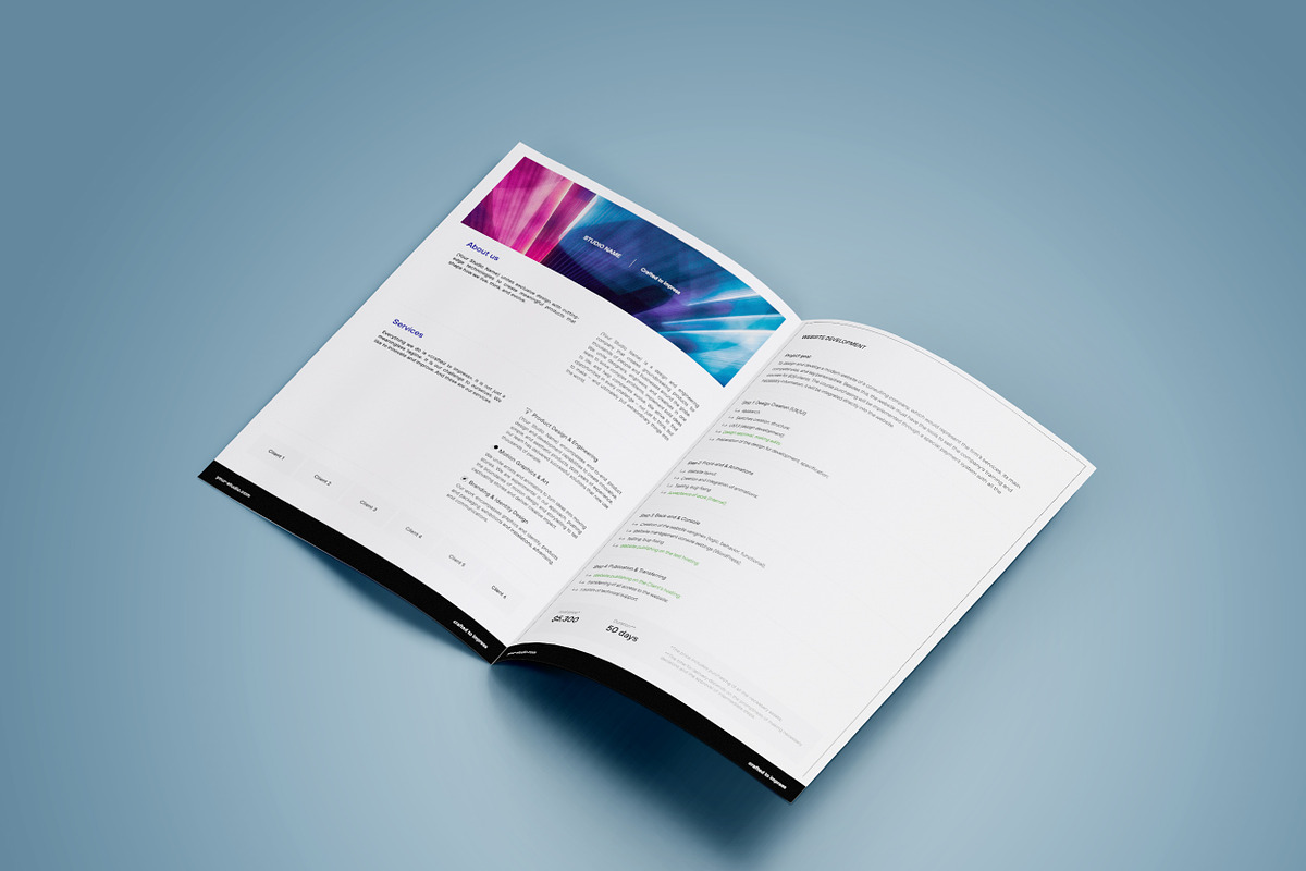 The Commercial Proposal for Clients, a Brochure Template by Smotrow Related (Photo 2 of 7)