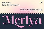 Merlya - Classic Serif Font, a Serif Font by Muflieart (Thumbnail 1 of 12)