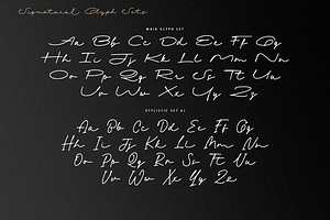 Signatural Classic Signature Font