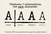 Clerk | Typewritten Display Type!, a Slab Serif Font by StudioWorks (Thumbnail 3 of 10)