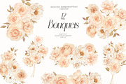 Gentle Blooming Watercolor Flowers, a Decorative Illustration by ViktoriyaD (Thumbnail 3 of 10)