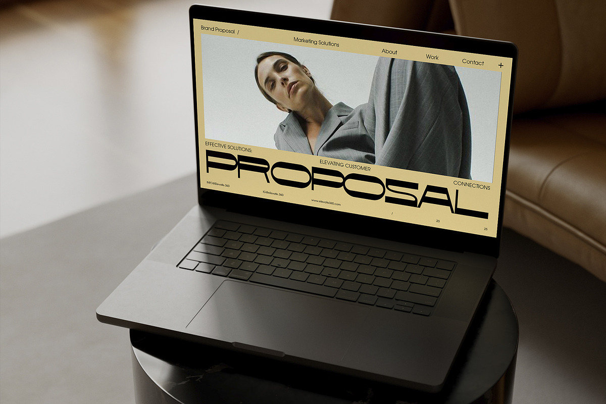 Brand Proposal & Marketing Solution, a Presentation Template by Viva Agency (Photo 9 of 10)