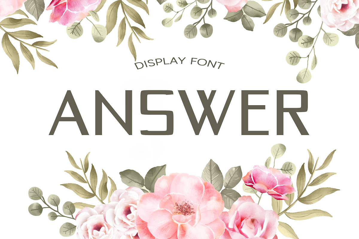 Answer Summer Font