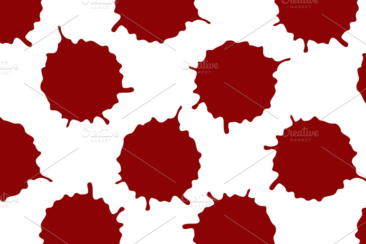 Blood Splatter pattern, a Pattern Graphic by Andrii Symonenko