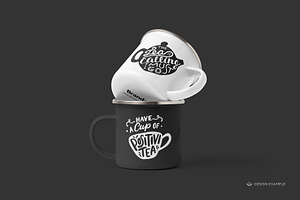 Enamel Mugs Mock-up