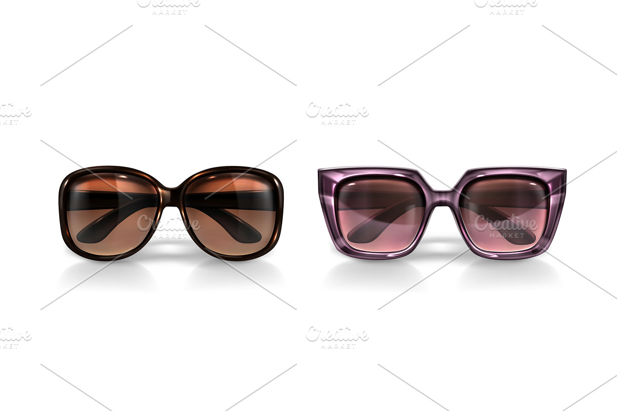 Stylish 3d eyewear set with bold, an Object Illustration by art PVP - market