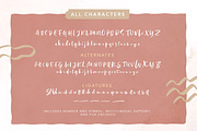 Lindsay Brown Script (+EXTRAS), a Script Font by Sarid Ezra (Thumbnail 9 of 9)