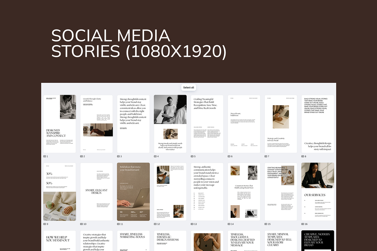 60 Luxury Social Media Templates, a Social Media Template by AnaGrids (Photo 7 of 11)