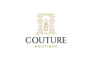 Couture Boutique Fashion Logo, a Branding & Logo Template by Buqancreative (Thumbnail 1 of 4)