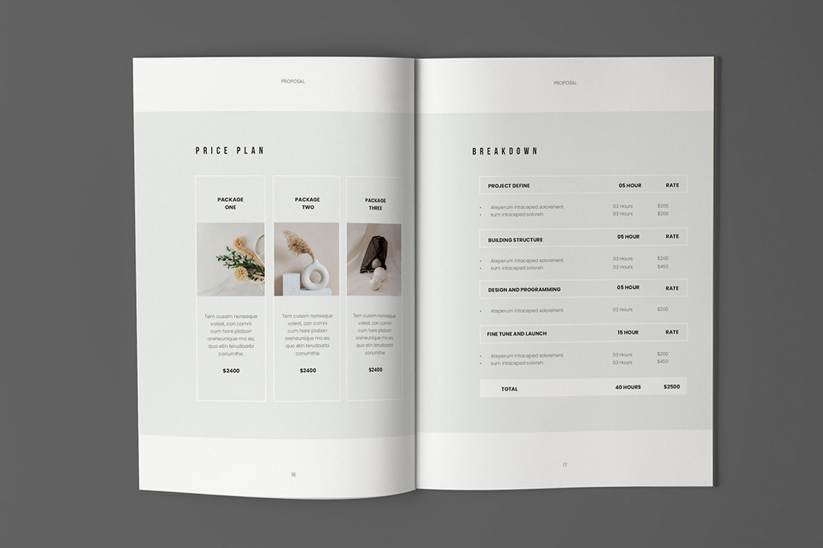 Business Proposal, a Brochure Template by HR Studio (Photo 9 of 11)