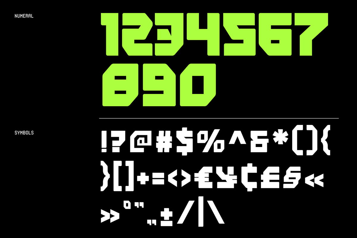 Vyke - Bold Modern Futuristic Font, a Sans Serif Font by Pekotype (Photo 4 of 15)