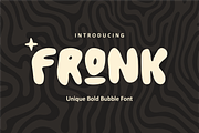 FRONK – Unique Bold Bubble Font, a Handwritten Font by Vroz Studio (Thumbnail 1 of 8)