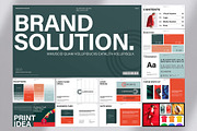 Professional Brand Identity Template, a Presentation Template by E-Type (Thumbnail 1 of 7)