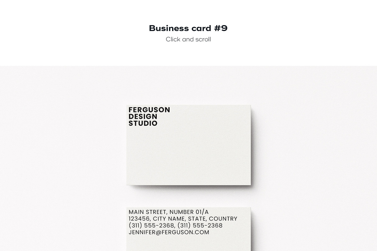 Business Card Logo Template Bundle, a Product Mockup by FoundImages (Photo 22 of 163)