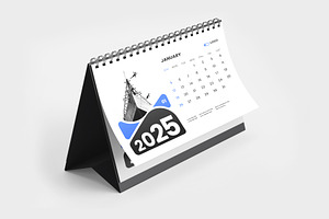2025 desk calendar design template, a Stationery Template by Tanmoy Topu