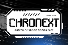 Chronext - Modern Futuristic Font