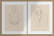 10 Boys Line Art, a Decorative Illustration by Miracles Everywhere (Thumbnail 5 of 6)