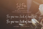 Ink Pen Handwritten Font & Logos, a Script Font by VladCristea (Thumbnail 10 of 10)