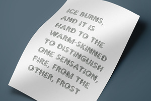 Melted Ice Font