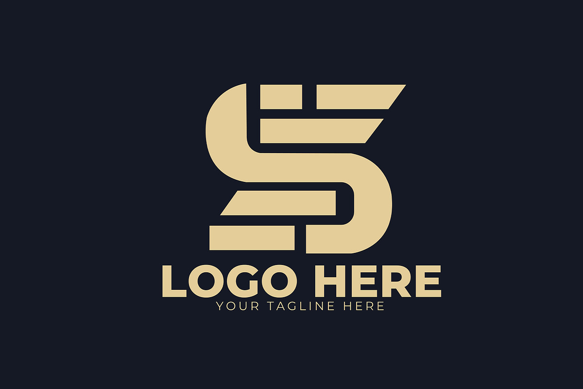 Initial Letter S Logo Design, a Branding & Logo Template by Pixelpur