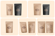 Kraft Paper Stand-Up Pouch Mockup, a Packaging Mockup by Ram Studio LLC (Thumbnail 2 of 14)
