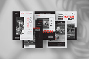 Football Matchday flyer template, a Flyer Template by Tanmoy Topu (Thumbnail 1 of 6)