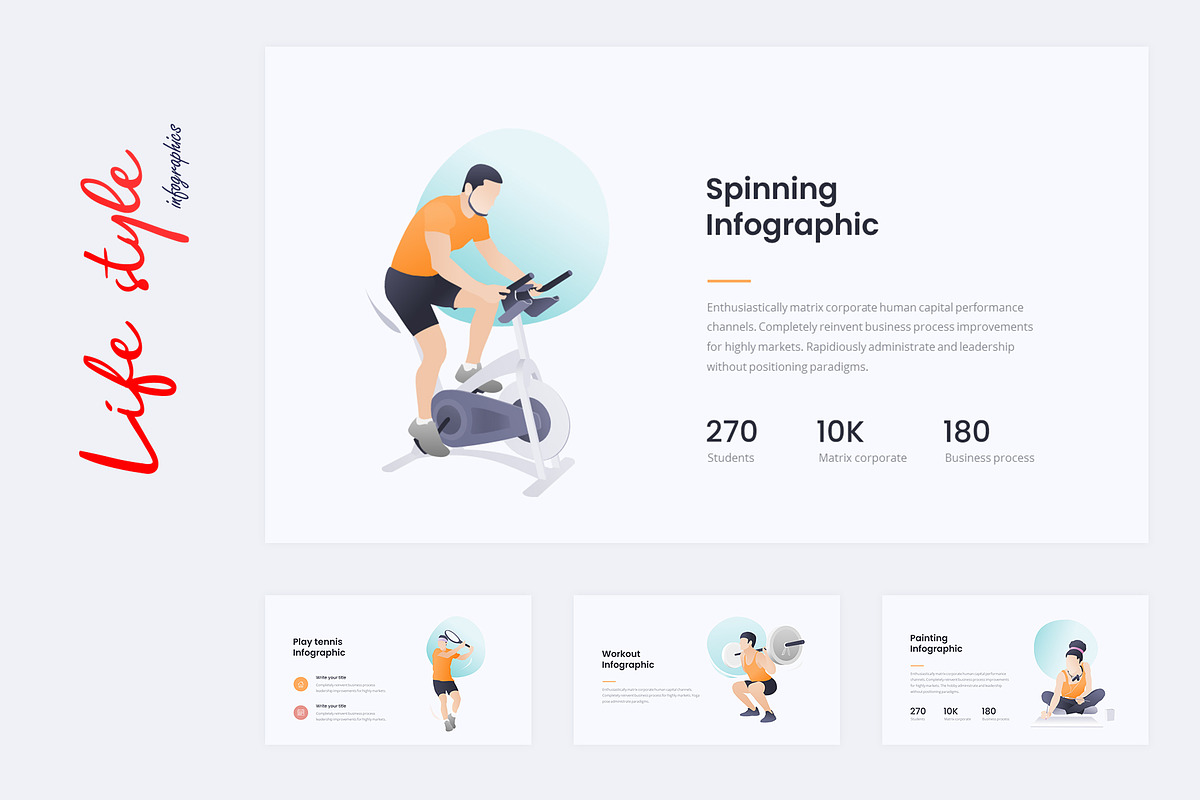 Life style powerpoint template, a Presentation Template by PSD Action (Photo 4 of 7)