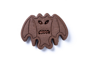 Chocolate bat Halloween cookie, a Food & Drink Photo by etorres69