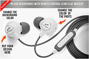 In-Ear Headphones PSD mockup, a Mockup by Bruno's Shop (Thumbnail 1 of 4)