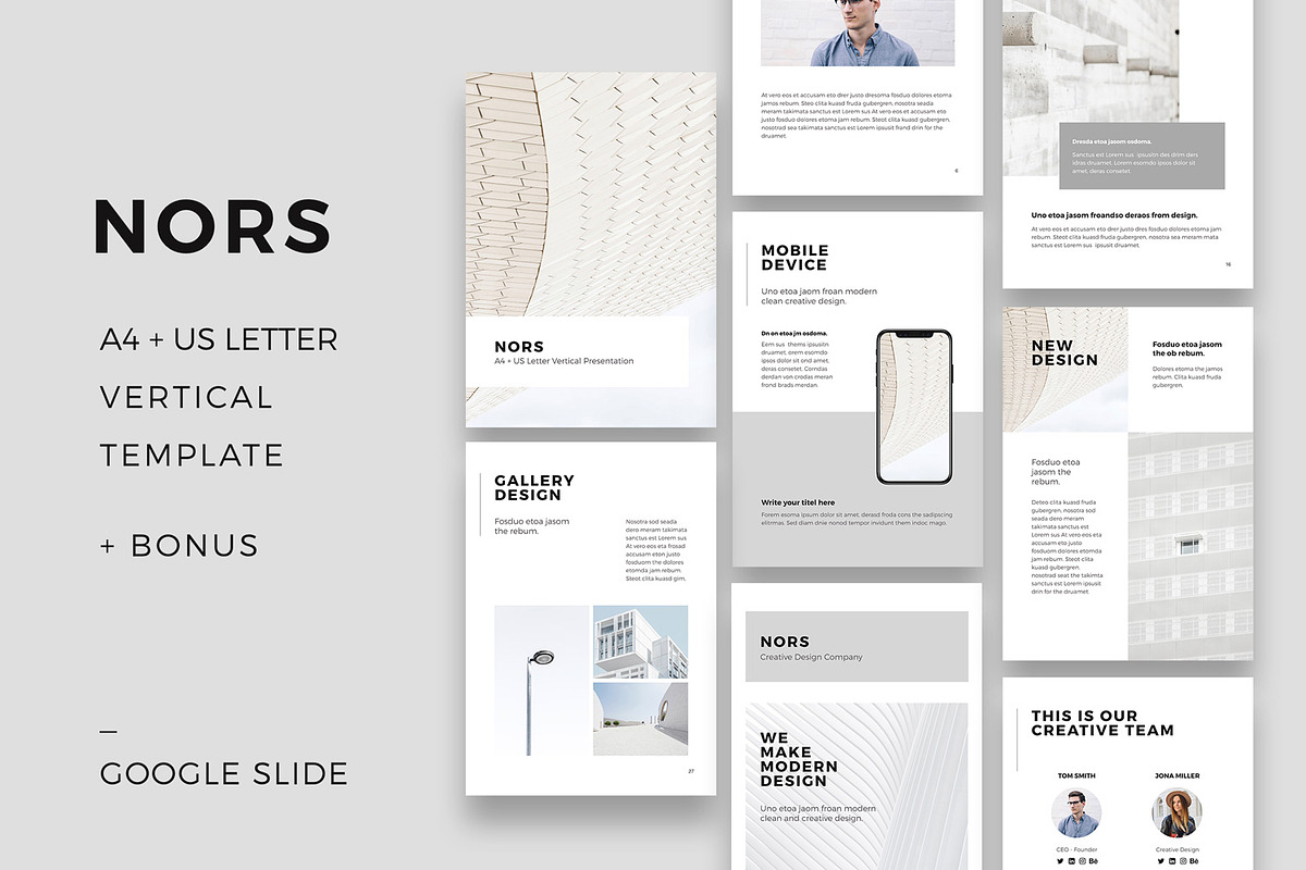 NORS Vertical Google Slide + GIFT, a Presentation Template by PixaSquare (Photo 23 of 23)